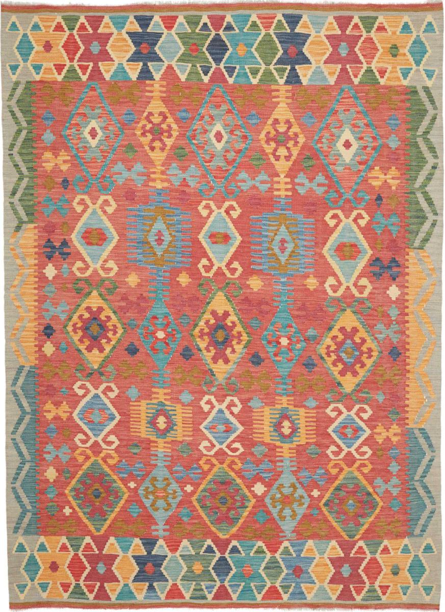 Tappeto afghano Kilim Afghan 246x177 246x177, Tappeto persiano Tessuto a mano