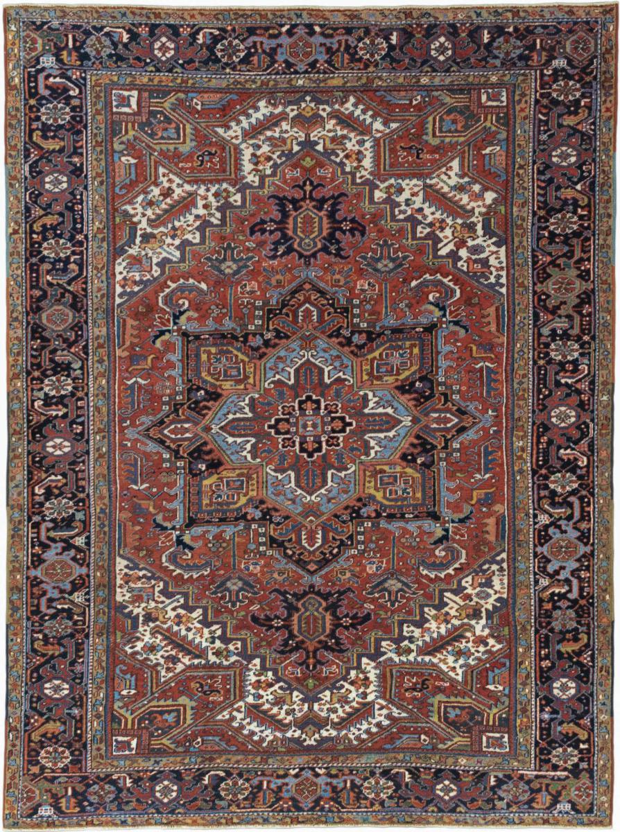 Persian Rug Heriz Antique 346x256 346x256, Persian Rug Knotted by hand