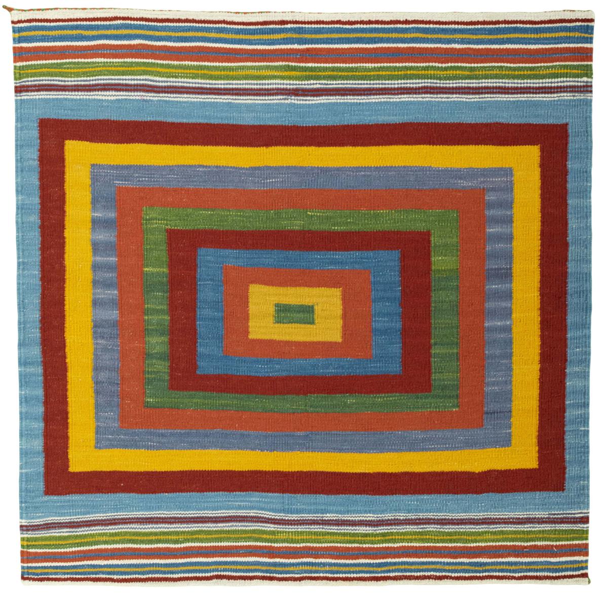 Tapis persan Elysian Delight 100x103 100x103, Tapis persan Tissé à la main