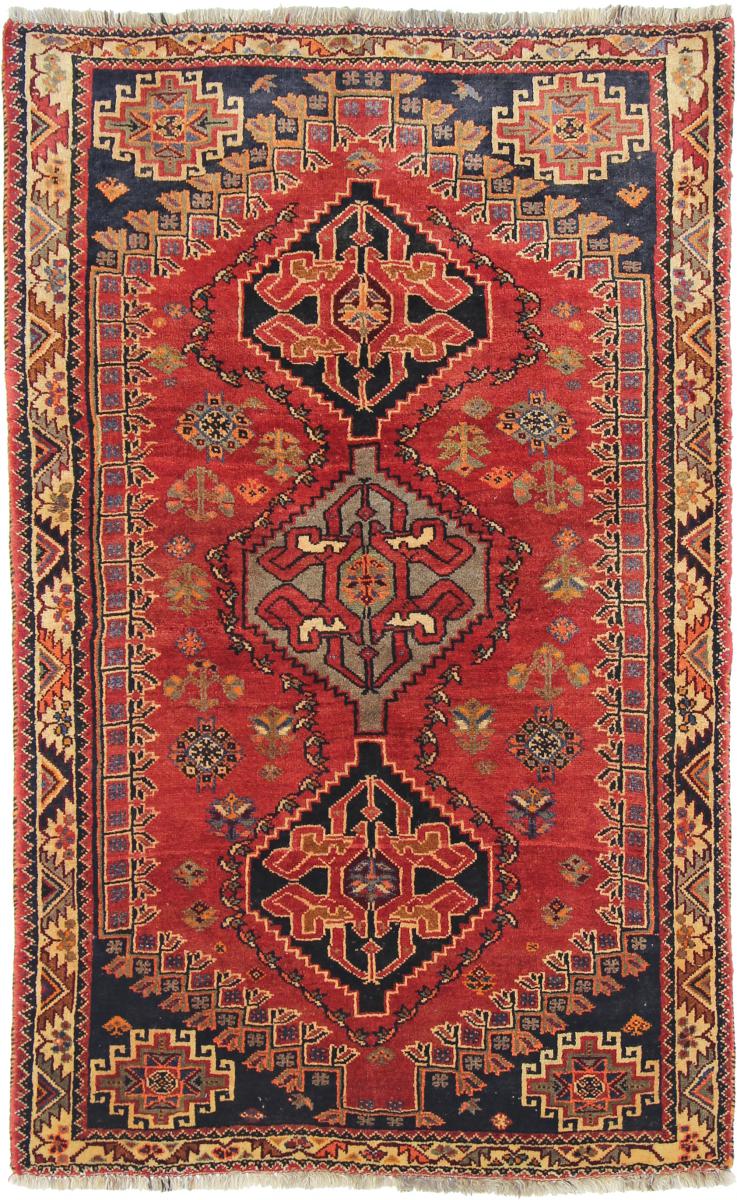 Tapete persa Ghashghai 177x107 177x107, Tapete persa Atado à mão