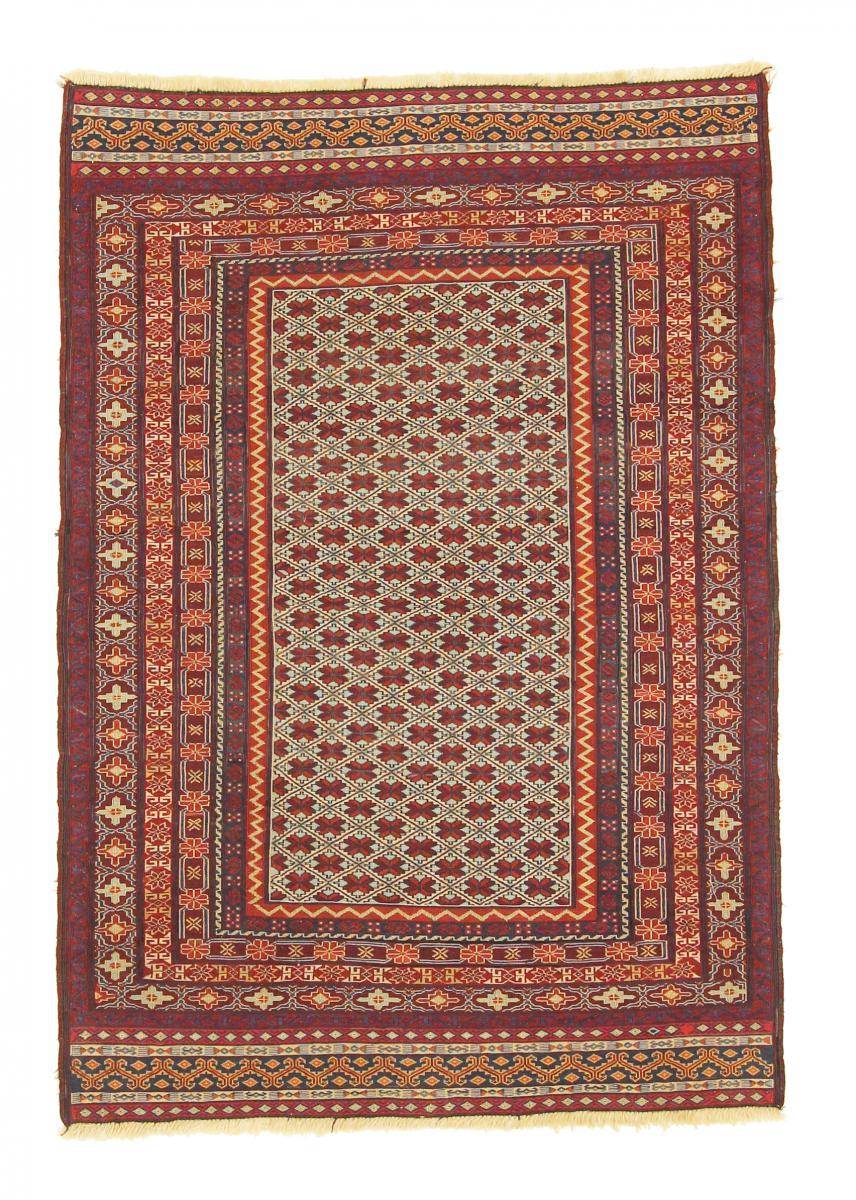 Tapete afegão Kilim Sirjan 136x95 136x95, Tapete persa Tecido à mão