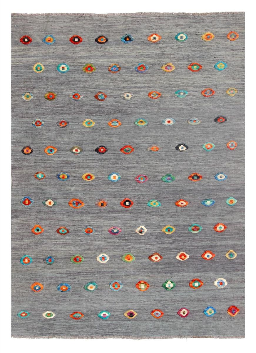 Alfombra afgana Kilim Afghan Nimbaft Edition 239x178 239x178, Alfombra persa Tejido a mano