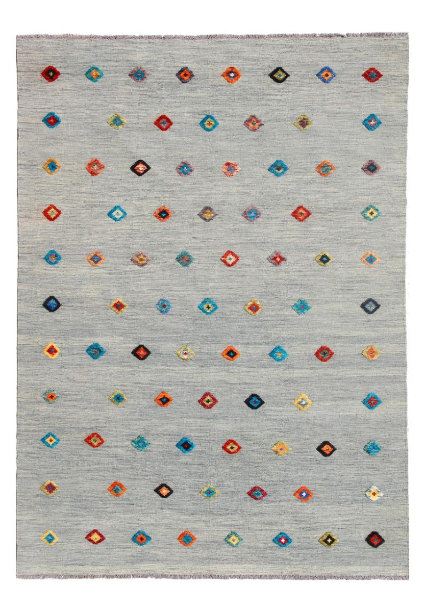 Alfombra afgana Kilim Afghan Nimbaft Edition 239x194 239x194, Alfombra persa Tejido a mano