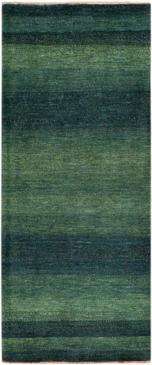 Persian Rug Persian Gabbeh Loribaft Atash 6'4"x2'7" 6'4"x2'7", Persian Rug Knotted by hand