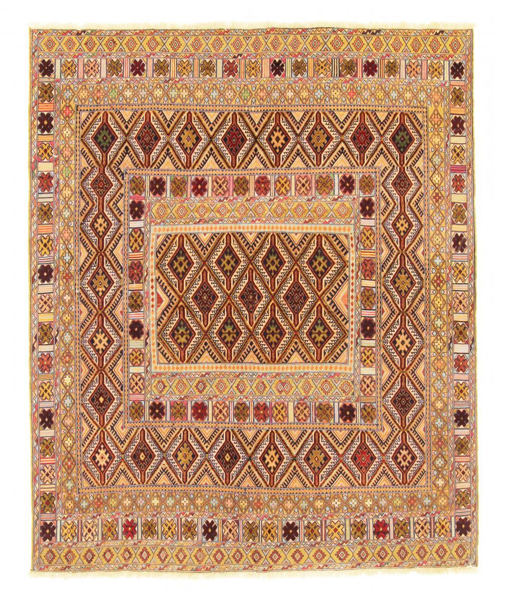 Afghan rug Kilim Sirjan 188x155 188x155, Persian Rug Woven by hand