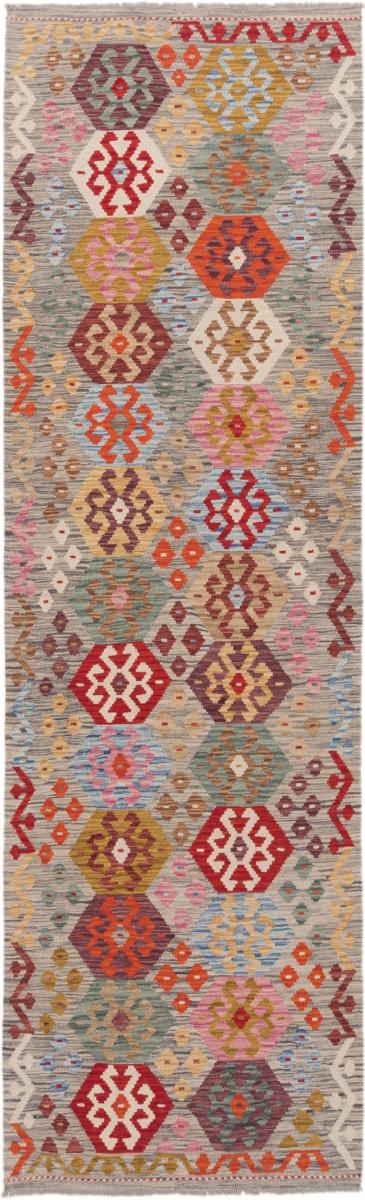 Tapete afegão Kilim Afegão 298x87 298x87, Tapete persa Tecido à mão