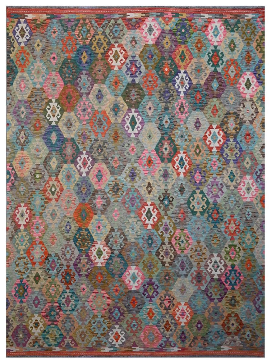Dywan afgański Kilim Afghan 350x256 350x256, Dywan perski Ręcznie tkane