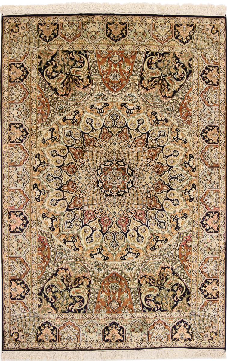 Indisk tæppe Kashmir Silke 180x119 180x119, Persisk tæppe Knyttet i hånden