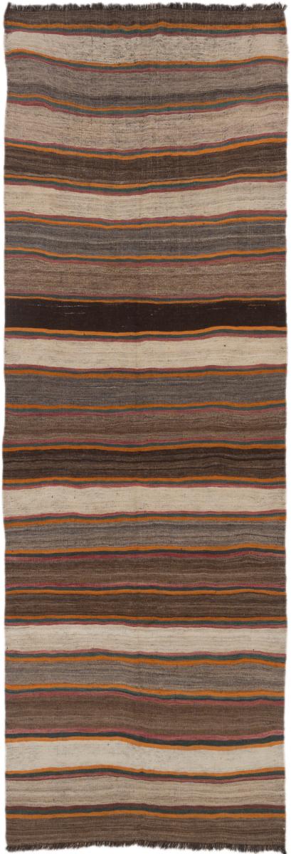 Tapete persa Kilim Fars Antigo 377x130 377x130, Tapete persa Tecido à mão