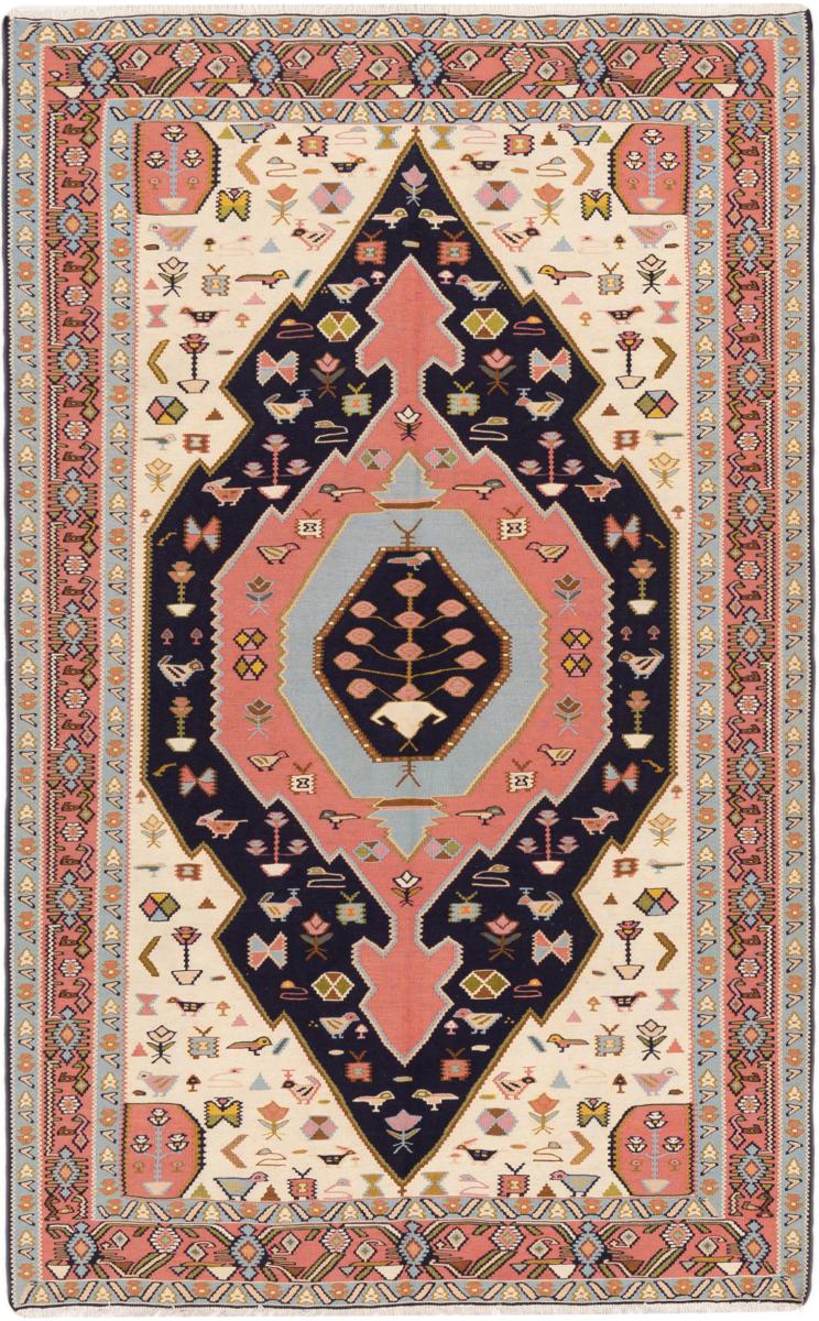 Persian Rug Kilim Senneh 237x146 237x146, Persian Rug Knotted by hand