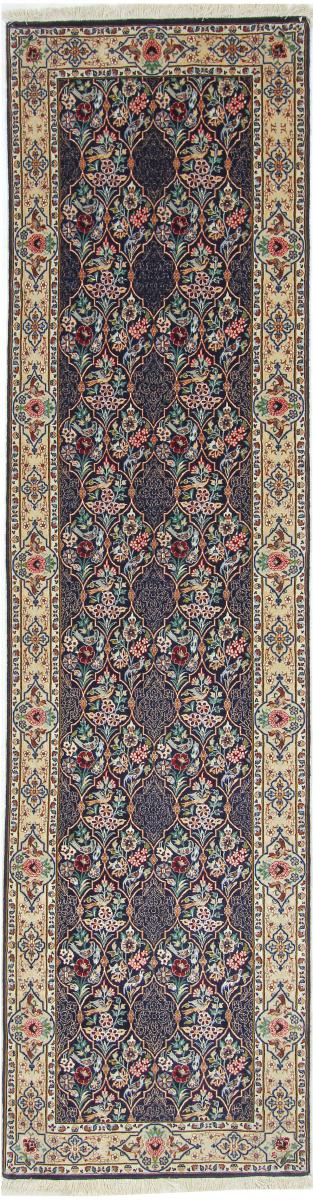 Persian Rug Isfahan Silk Warp 301x81 301x81, Persian Rug Knotted by hand