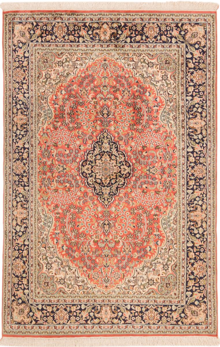Indo rug Kashmir Silk 184x123 184x123, Persian Rug Knotted by hand