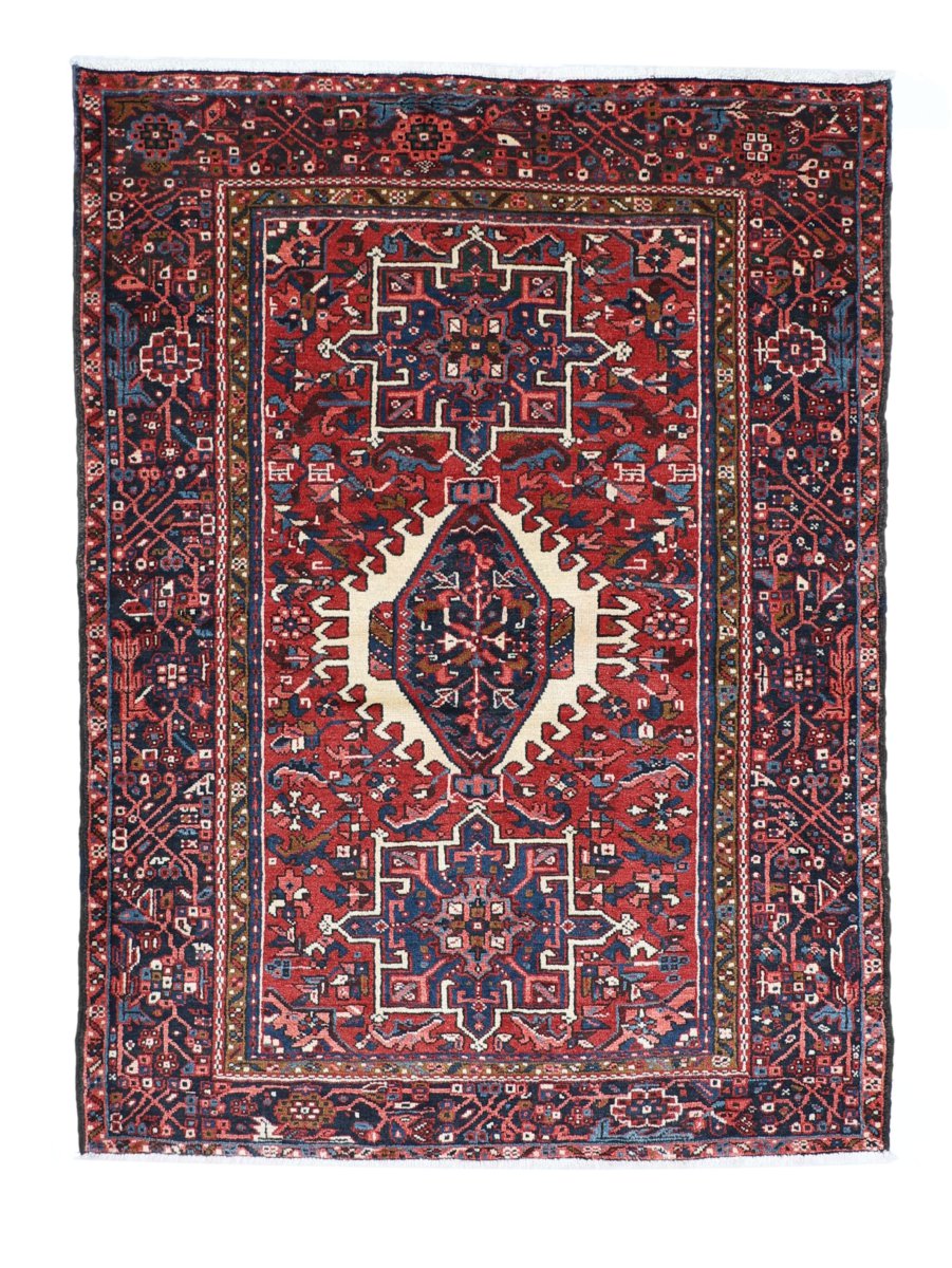 Perserteppich Gharadjeh 196x146 196x146, Perserteppich Handgeknüpft