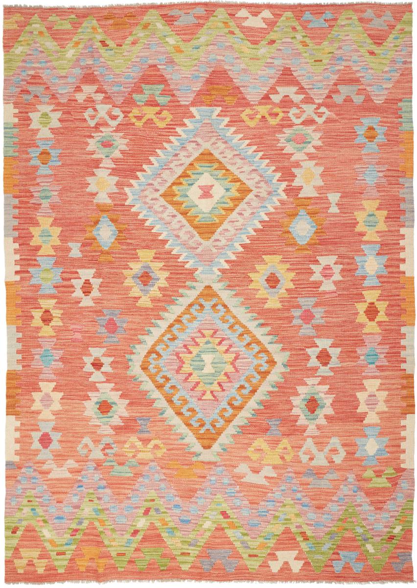 Afghan rug Kilim Afghan 241x175 241x175, Persian Rug Woven by hand