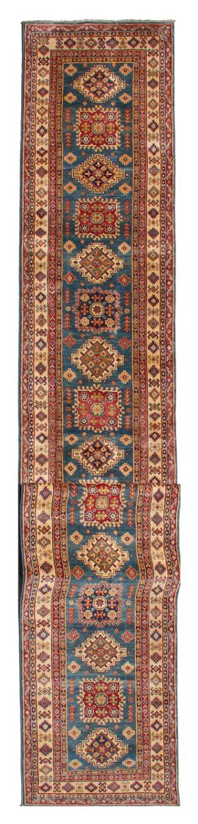 Tapis pakistanais Kazak 658x98 658x98, Tapis persan Noué à la main