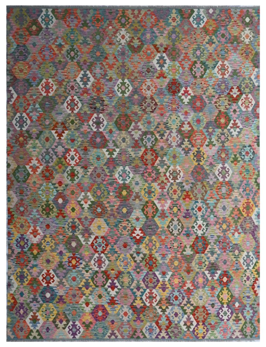 Alfombra afgana Kilim Afghan 394x309 394x309, Alfombra persa Tejido a mano