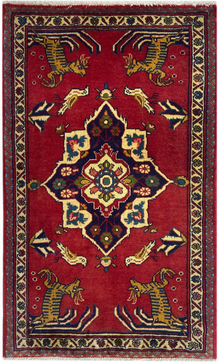 Persisk tæppe Sarough 111x69 111x69, Persisk tæppe Knyttet i hånden