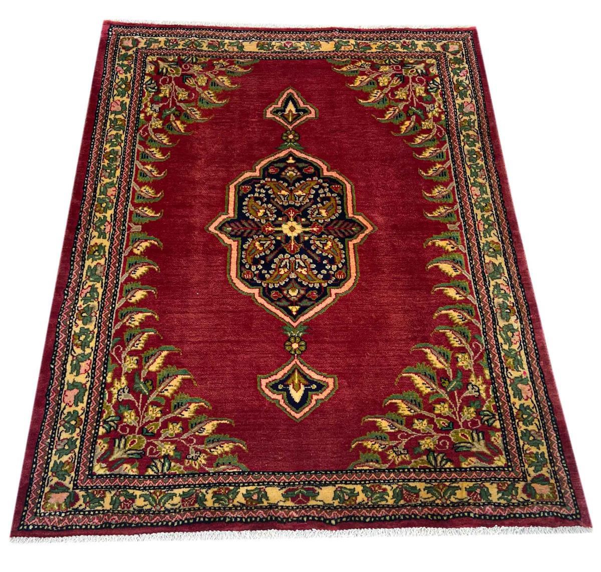 Persian Rug Qum 121x98 121x98, Persian Rug Knotted by hand