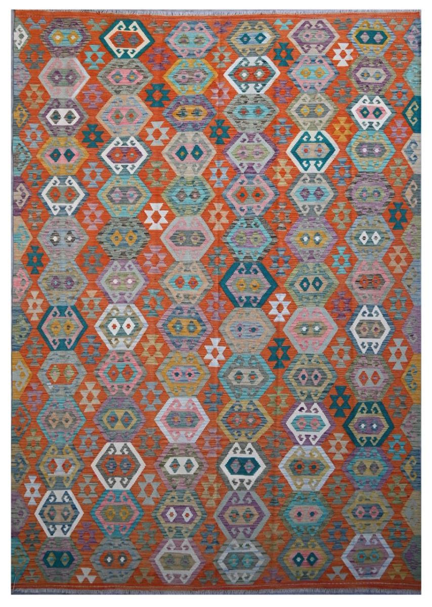 Dywan afgański Kilim Afghan 352x244 352x244, Dywan perski Ręcznie tkane