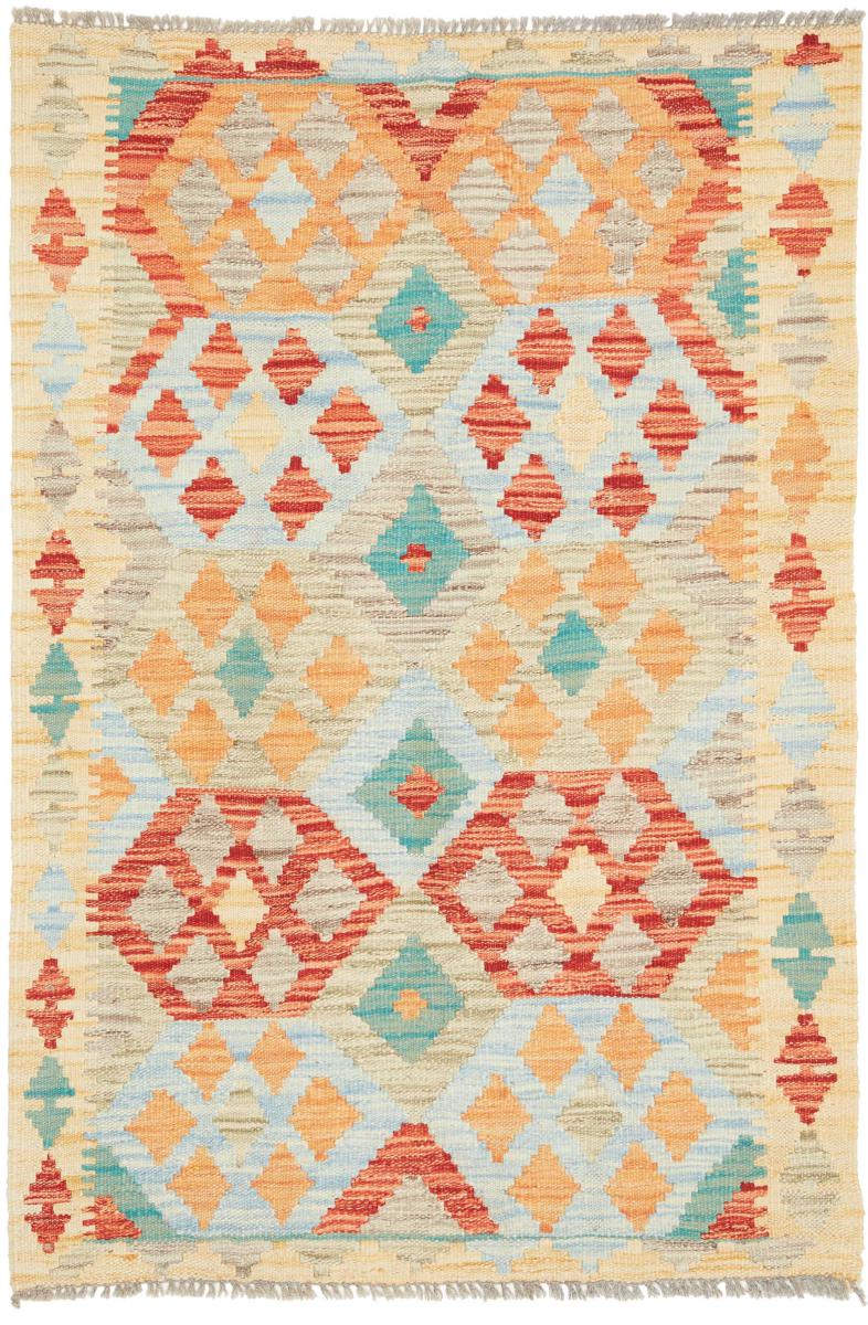 Alfombra afgana Kelim Afghan 126x84 126x84, Alfombra persa Tejido a mano