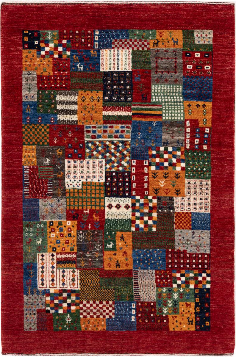 Perzisch tapijt Perzisch Gabbeh Loribaft Nowbaft 137x91 137x91, Perzisch tapijt Handgeknoopte