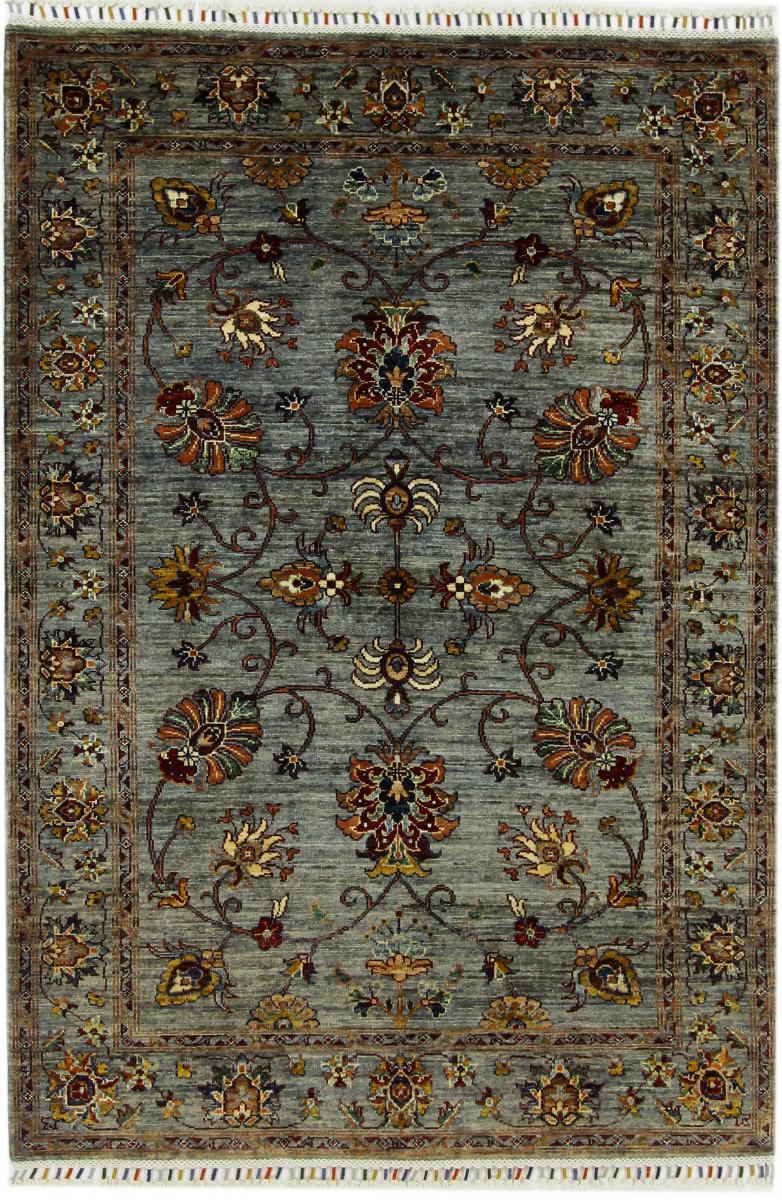 Afghan rug Arijana Klassik 5'11"x4'0" 5'11"x4'0", Persian Rug Knotted by hand