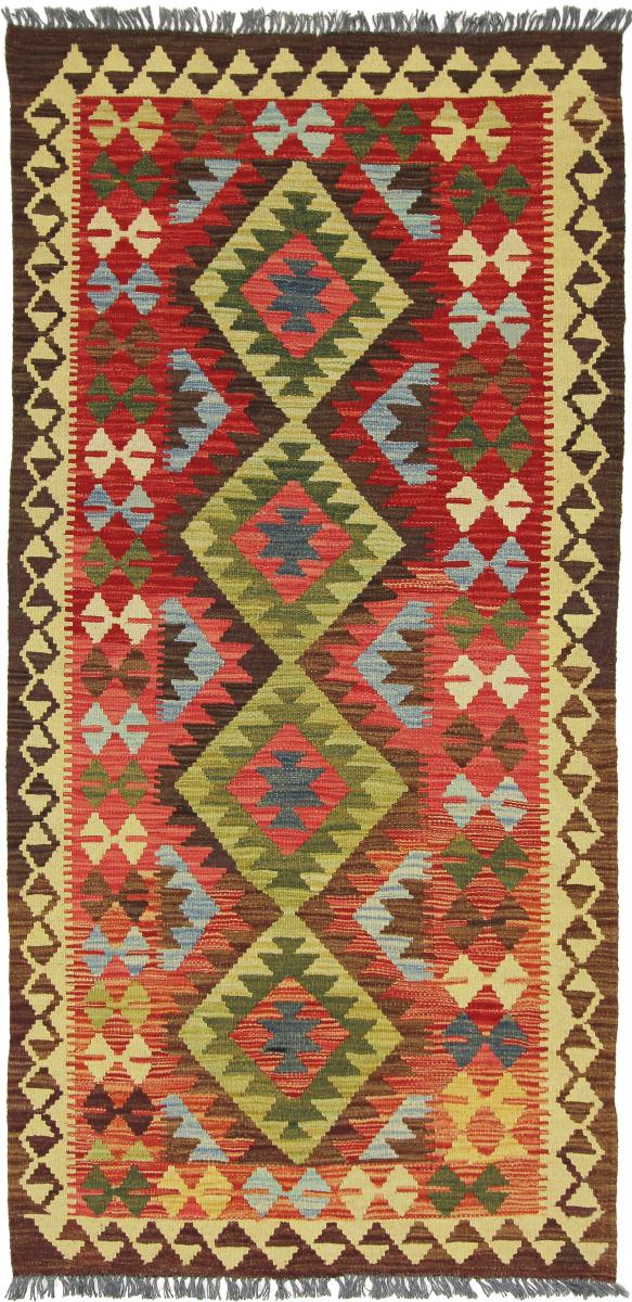 Tapis afghan Kilim Afghan 195x93 195x93, Tapis persan Tissé à la main