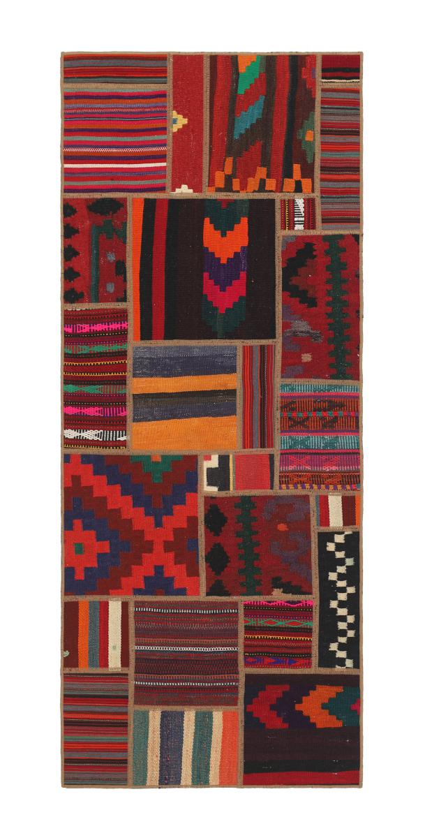 Alfombra persa Kilim Patchwork 199x81 199x81, Alfombra persa Tejido a mano