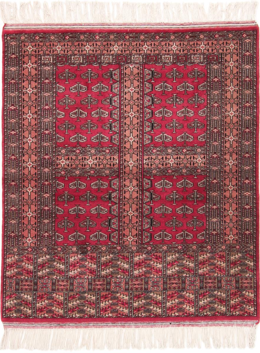 Pakistanischer Teppich Pakistan Lahore 123x109 123x109, Perserteppich Handgeknüpft