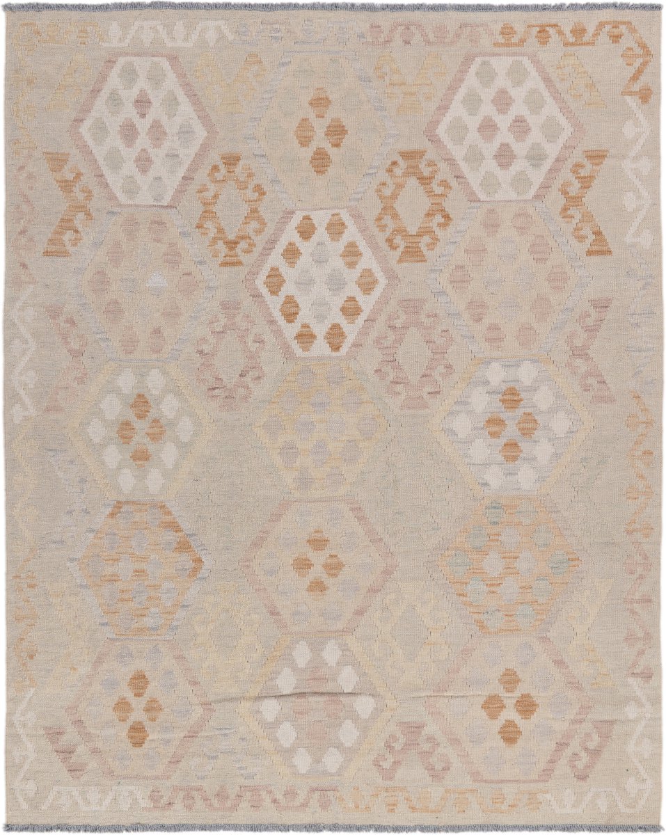 Afghaans tapijt Kilim Afghan 195x157 195x157, Perzisch tapijt Handgeweven