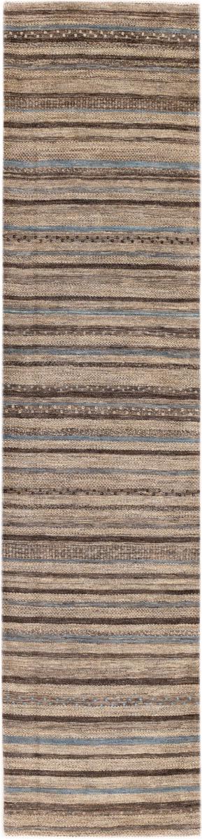 Tapis persan Persan Gabbeh Loribaft Tabiilbaft 349x82 349x82, Tapis persan Noué à la main