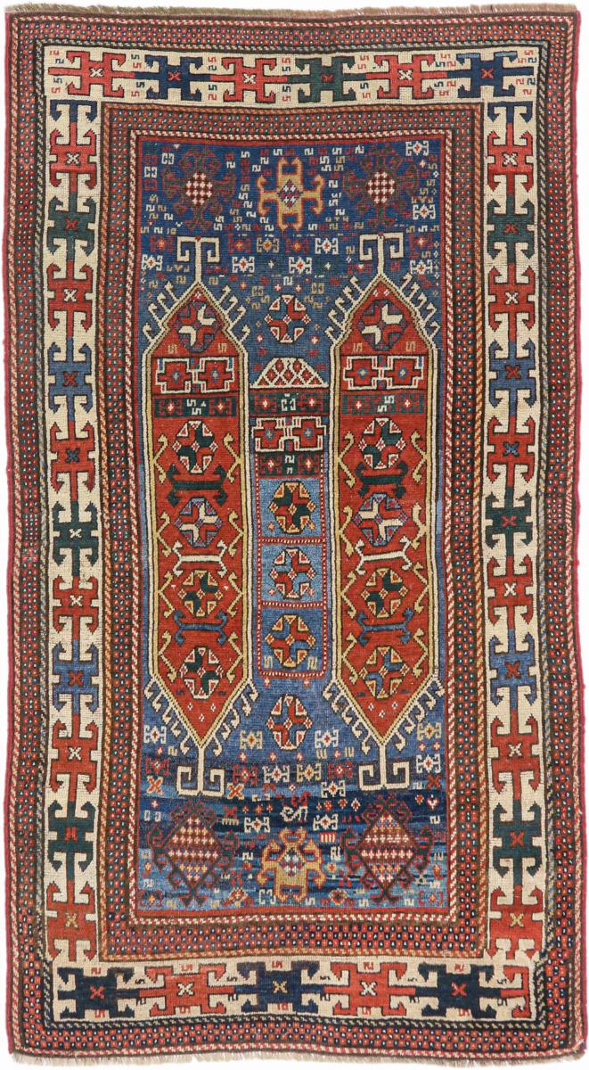 Perserteppich Kazak Antik 214x113 214x113, Perserteppich Handgeknüpft