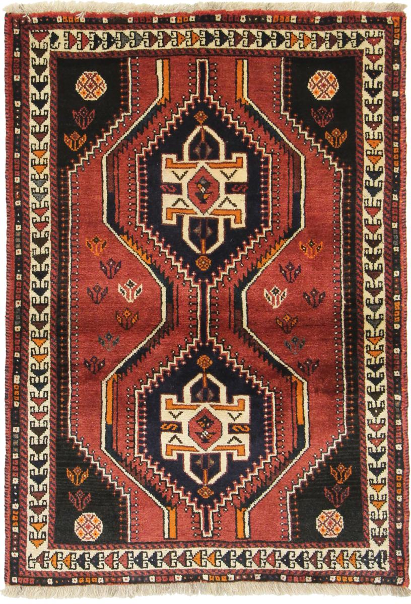 Tapete persa Ghashghai 157x108 157x108, Tapete persa Atado à mão