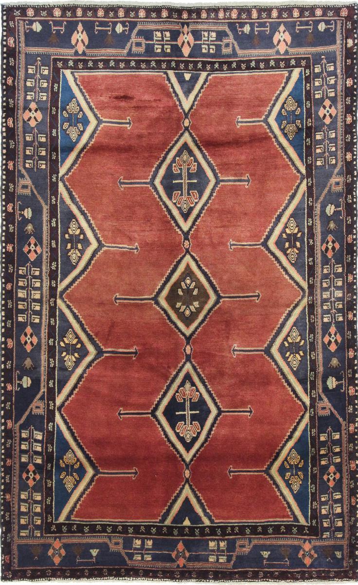 Persisk tæppe Hamadan 258x161 258x161, Persisk tæppe Knyttet i hånden