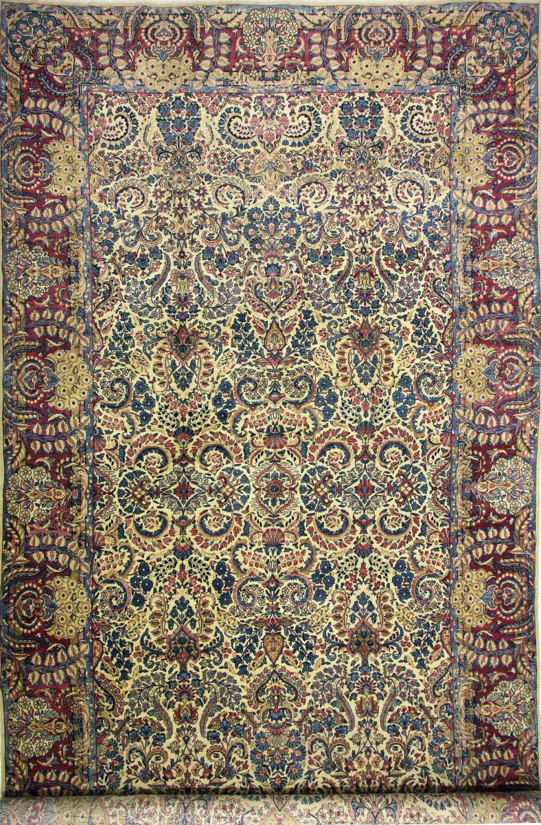 Persisk teppe Kerman Vintage 544x297 544x297, Persisk teppe Knyttet for hånd
