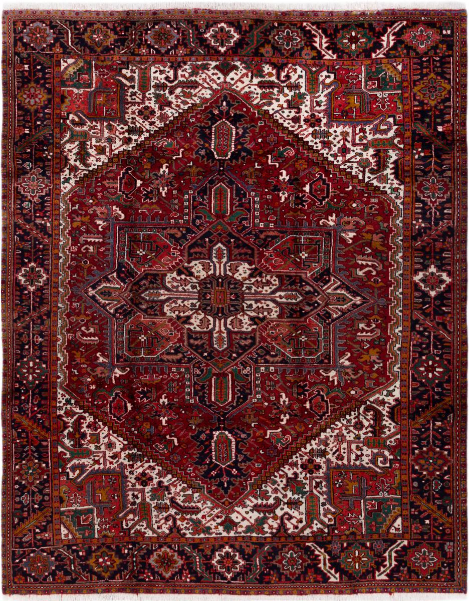 Persian rug Heriz 9'3"x7'5" 9'3"x7'5", Persian rug Hand-knotted