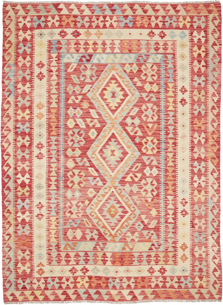 Afghanischer Teppich Kelim Afghan 229x172 229x172, Perserteppich Handgewebt