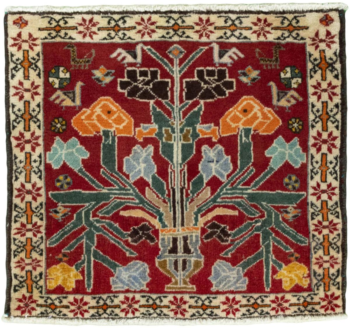 Tappeto persiano Shiraz 58x65 58x65, Tappeto persiano Annodato a mano