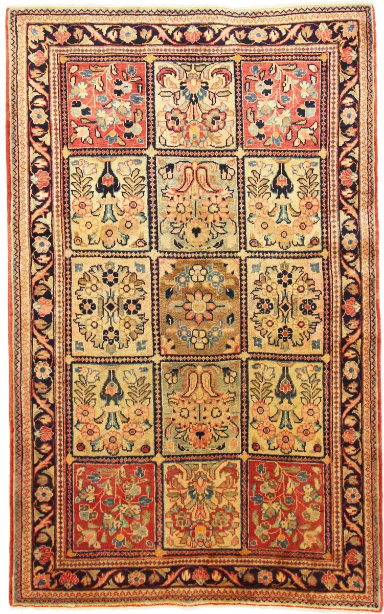 Tapete persa Sarough 209x129 209x129, Tapete persa Atado à mão