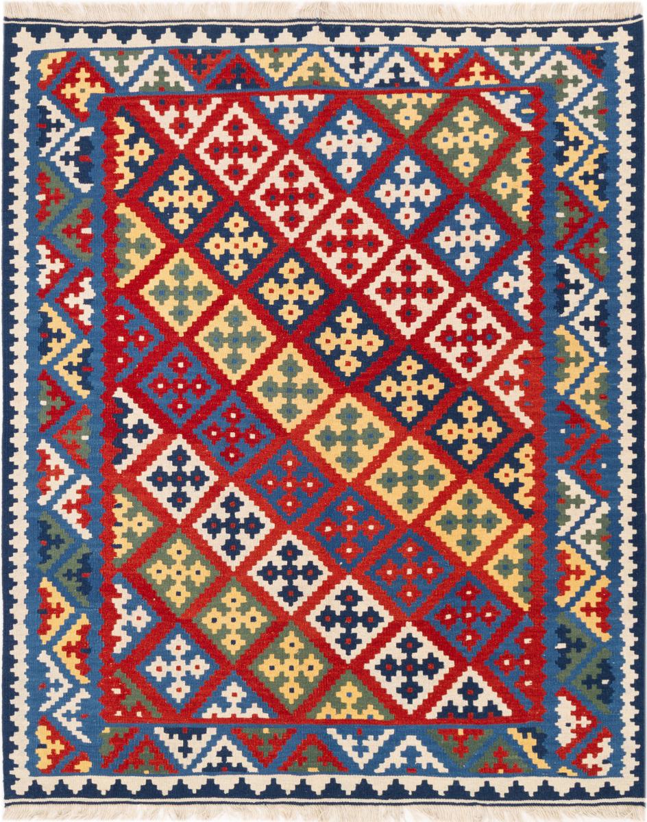 Persian rug Kilim Fars Ghashghai 201x166 201x166, Persian rug Handwoven