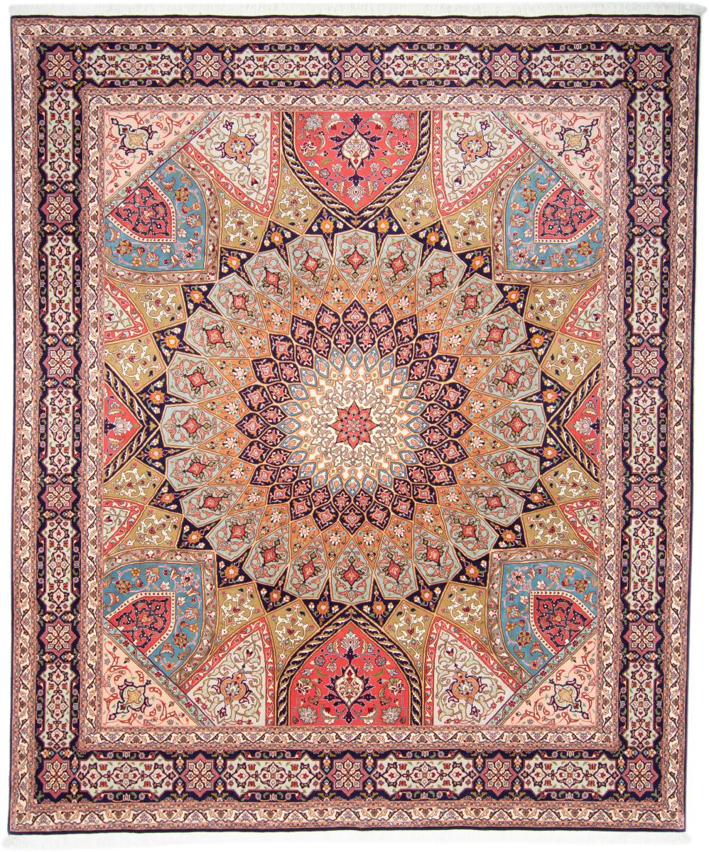 Tapete persa Tabriz 50Raj 308x258 308x258, Tapete persa Atado à mão