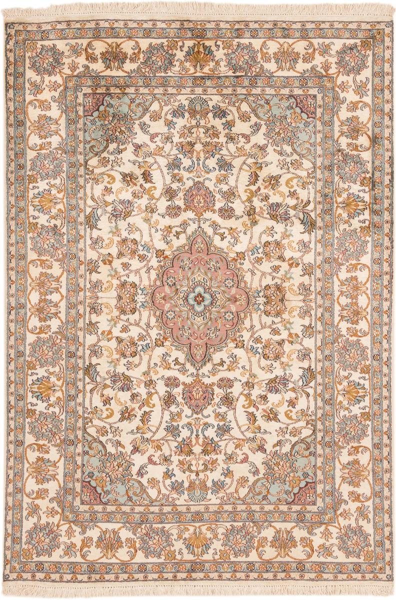 Indo rug Kashmir Silk 186x125 186x125, Persian Rug Knotted by hand