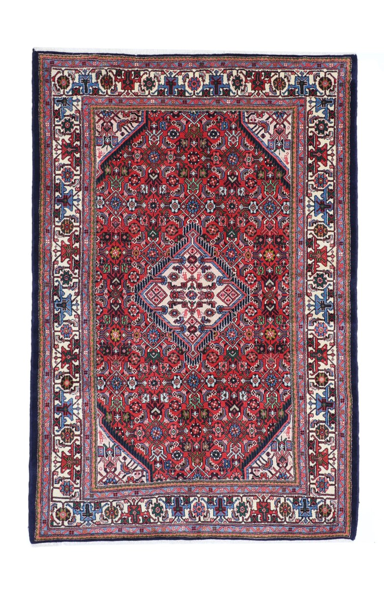 Perzsa szőnyeg Hamadan 199x136 199x136, Perzsa szőnyeg Kézzel csomózott
