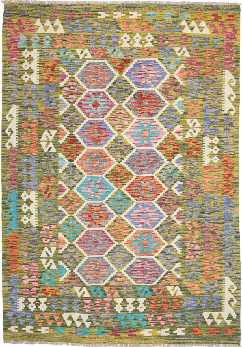 Afghaans tapijt Kilim Afghan 248x180 248x180, Perzisch tapijt Handgeweven