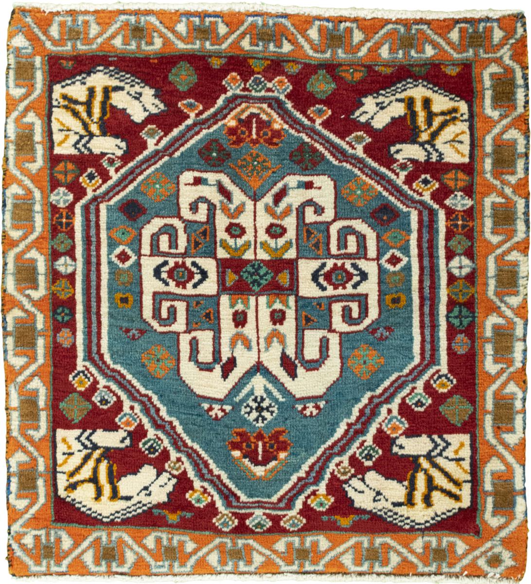 Tapis persan Shiraz 67x63 67x63, Tapis persan Noué à la main