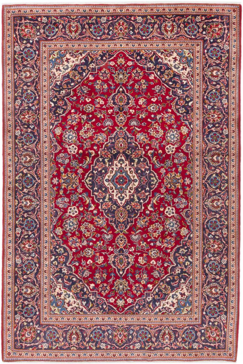 Tapis persan Kashan 304x206 304x206, Tapis persan Noué à la main