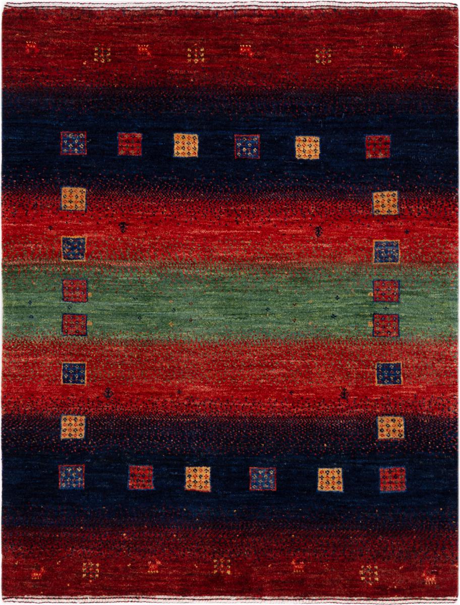 Tapis persan Persan Gabbeh Loribaft Essence 104x81 104x81, Tapis persan Noué à la main