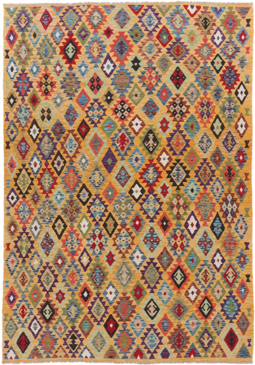 Tapete afegão Kilim Afegão 305x213 305x213, Tapete persa Tecido à mão