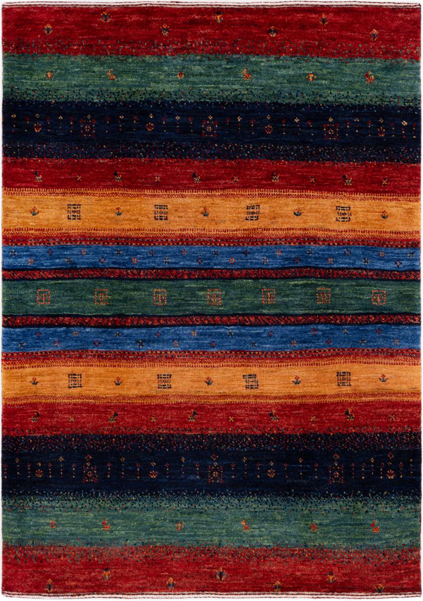 Persian rug Persian Gabbeh Loribaft Essence 3'10"x2'11" 3'10"x2'11", Persian rug Hand-knotted