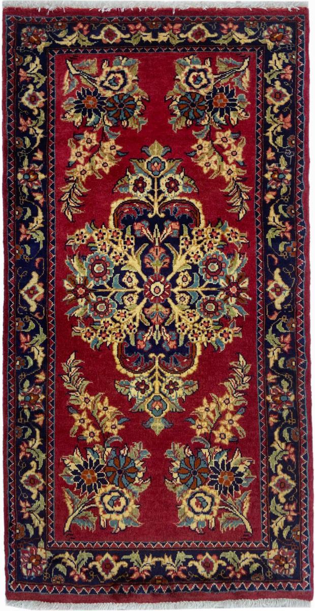 Persisk tæppe Sarough 122x66 122x66, Persisk tæppe Knyttet i hånden